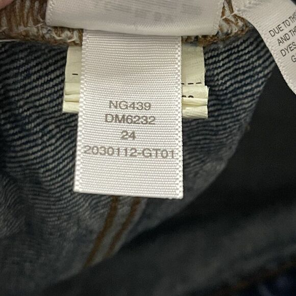 MADEWELL Relaxed Mid-Length Denim Jean Shorts Size 24 NWT Raw Hem Casual - Picture 11 of 13